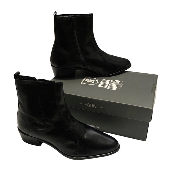 Stacy Adams Other - Stacy Adams Mens Leather Santos Boot Black Size 10M